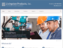 Tablet Screenshot of livingstonproducts.com